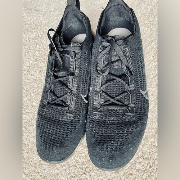 BLACK NIKE AIR VAPOR MAX 2021 FLYKNIT RUNNING TRAINING SHOES DH4084-001 - Picture 5 of 7